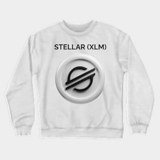 STELLER XLM 3d front view rendering cryptocurrency Crewneck Sweatshirt